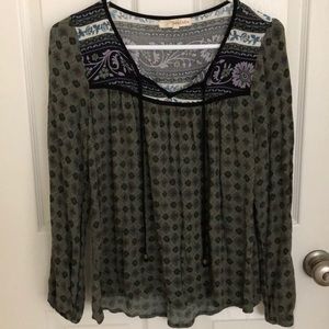 Bohemian style shirt